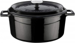 Lava ketaus puodas juodas, 4,5l