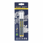 1-2mm storio skystos kreidos markeris Securit, 2vnt