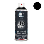 Dažai ratlankiams PintyPlus Auto, juodi, 400 ml