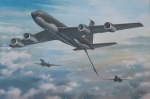 Klijuojamas Modelis Roden 350 Boeing KC-135 1/144