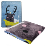 Mink&scaron;tas vaiko lovelės pledas 100x150cm