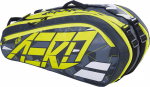 Teniso rakečių dėklas Babolat Rh6 Pure Aero X6, juodas/geltonas