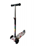 Triratis paspirtukas Scooter, juodas