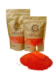 Get Lit granuliuotas bičių va&scaron;kas žvakėms, raudonas, 500 ml (uogų aromatas)