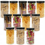 Plastikiniai indeliai maistui, 500 ml x 12vnt