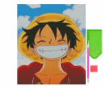 Deimantinė mozaika Luffy One Piece Anime, 40x30 cm
