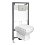 WC potinkinis komplektas Kerra Kleopatra 16/Pacific CHR su klozetu ir mygtuku
