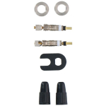 Dviračių vožtuvai Bicycle Gear, sidabro spalvos