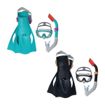 Nardymo kaukių komplektas Bestway Spark Wave Snorkel, 2 vnt, juodas/mėlynas