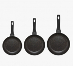 Ambition Qualum Basic Stone Edition keptuvių rinkinys, 3 vnt