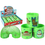 Žaislas spiralė Lean Toys Kalėdos, 6 cm