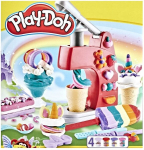 ŽAIDIMO DOH ledo kubeliai KLASTOLINAS rinkinys Hasbro FUN FACTORY UNICORN