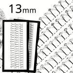 Blizgios dekoratyvinės blakstienos, 13 mm