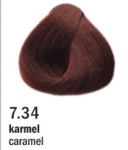 Allwaves Cream Color plaukų dažai, ilgalaikis dažymas, 100 ml 7.34 vidutinio blondinė medžio aukso.