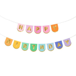 Girlianda marga Happy Birthday, 163x12 cm