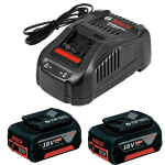 Akumuliatorinis įkroviklis Bosch GBA 18V, su akumuliatoriumi