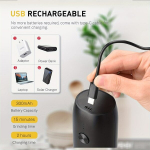 Elektrinis pipirų ir druskos malūnėlis su USB įkrovimu