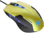 "e-blue" pelė "auroza g", 3000dpi, optinė, 6 but., usb laidas, žalia