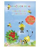 Spalvinimo knygelė Skaičiuok iki 10 vasaros spalvų karalystėje, 32 psl.