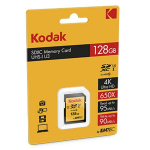 Mikro SD atminties kortelė su adapteriu Kodak EKMSD128GXC10HPRK 128 GB