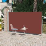 I&scaron;traukiama vertikali markizė, pertvara terasai vidaXL 160 x 300 cm, ruda