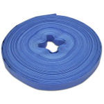 vidaXL Plok&scaron;čia žarna, 50m, 1", PVC, vandens tiekimo