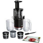 Sulčiaspaudė - BOSCH - MESM731M VitaExtract - Juoda/nerūdijantis plienas - 150 W - 1 greitis + reversas - syst. sauga ant dangtelio