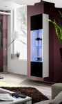 Vitrina Fly 42, balta/juoda