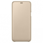 "Samsung A6 Plus" piniginės dangtelis auksinis EF-WA605CF