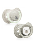 Silikoninis dinaminis čiulptukas Lovi Buddy Bear 6-18 mėn., 2 vnt., 22/865