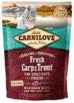 Carnilove Fresh Carp & Trout steriliam kačių maistui 400g