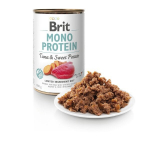 BRIT CARE konservai Mono protein su tunu ir saldžiąja bulve, 400g