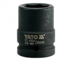Smūginė galvutė &scaron;e&scaron;iakampė Yato 3/4" 24mm (YT-1074)