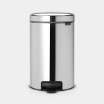 Brabantia &scaron;iuk&scaron;liadėžė NewIcon, 12 l, sidabrinės spalvos