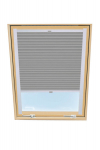 Klostuota užuolaidėlė stoginiam langui Velux, 78x140 cm, Pilka B-307000