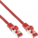 InLine Patchcord S/FTP, PiMF, Cat.6, 250MHz, PVC, CCA, czerwony 7.5m (76107R)
