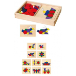 Medinė geometrinė mozaika &bdquo;Viga&ldquo;