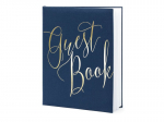 Svečių palinkėjimų knyga Guest Book, 22 lapai, mėlyna