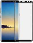 Devia 3D Curved grūdinto stiklo ekrano apsauga skirta Samsung Galaxy Note 8, Juoda