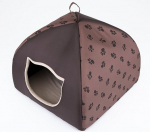 Guolis-būda Hobbydog Igloo R1, 38x38x30 cm, ruda