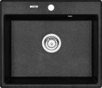 Deante granitinė virtuvinė plautuvė Deante Andante ZQN 2103, Graphite