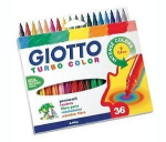 Giotto Turbo Color flomasteriai, 36 spalvų
