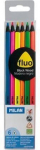 Milan Fluo 6 spalvų trikampės kreidelės