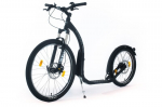 Dviratis paspirtukas Kickbike Cross Max 20HD, juodas