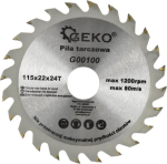 Geko tarcza do drewna 115x22x24T (G00100)