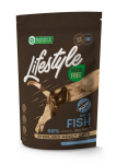 Nature's Protection Lifestyle suaugusių sterilizuotų kačių begrūdis sausas pa&scaron;aras su balta žuvimi, 0,4 kg