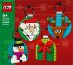 40744 LEGO&reg; Iconic kalėdinių žaisliukų rinkinys