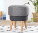 Pouffe Giovas - Grey