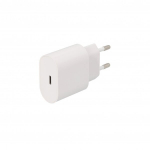 Seek Toti 20W Type-C PD Wall Fast Charger with Type-C to Type-C, 1 m PVC Data Cable 3A, White