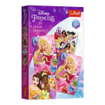 Kortų žaidimas Trefl Disney Princesė &bdquo;Sena mergelė&ldquo; stiliaus, vaikams 4+, spalvingos princesių iliustracijos